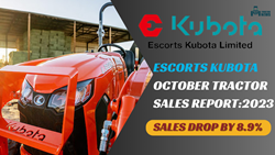 Escorts Kubota Tractor Sales Down 8.9% in October 2023, Domestic Sales Remain Strong