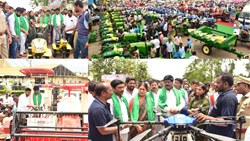 Telangana- Narsampet Hosts Farm Mechanisation Exhibition, 75 Cr Rs Allocated for Agricultural Machinery