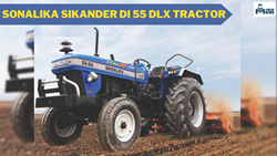 Sonalika Sikander DI 55 DLX Tractor: Introducing 55 HP Tractor Offering Power and Efficiency for Indian Farmers