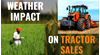 Impact of Weather on Tractor Sales and Agricultural Crops: Future Trends and Challenges