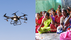  Cabinet Nods Central Sector Scheme With Rs 1261 Crore Budget for Providing Drones to Women Self Help Groups 