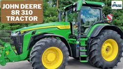 John Deere 8R 310 Tractor: 2024, Powerful 310 HP Tractor Offering 727 Litre Fuel Tank Capacity For Farmers 