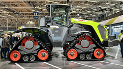 CLAAS Unveils  Autonomous Xerion 12.590 TerraTrac Tractor at Agritechnica 2023: Explore the Latest Features