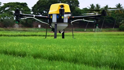 Vellangallur: AKC Leads Way In Modernising Farmers By Using Drone-Assisted Spraying