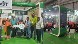 VST Introduces VST 929DI EGT Tractor with Cutting-Edge Features at AGRI INTEX 2023