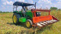 Reaper Machine Subsidy Scheme -  Get Rs.60, 000 Subsidy On Harvesting Machine