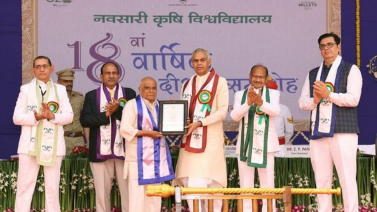 ASPEE Group: Sharad Lallubhai Patel Has Been Awarded Honorary Doctorate By Navsari Agricultural University