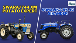 Sonalika RX 42 Sikander Vs Swaraj 744 XM Potato Expert: Which is the Best Tractor Model? 