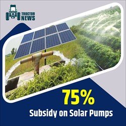 Haryana Govt Offered 75% Subsidy On Solar Pumps For Farmers