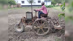 Bihar Farmer Constructs Functional Tractor from Recycled Parts, Gains Local Acclaim