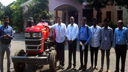 Remote-Controlled Indian Tractor That Can Be Operated Without Human Interference 