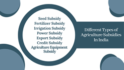  Agricultural Subsidies Given to Farmers in India