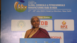 Finance Minister Inaugurates Summit on India's Chemicals and Petrochemicals Manufacturing Hubs