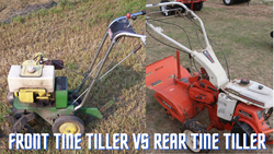 Comparison of Front Tine Tiller Vs Rear Tine Tiller- Know Which One is Best for You