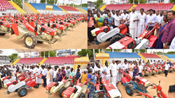 TN Assembly Speaker Distributes Power Weeders & Tillers at Subsidized Cost to Empower Farmers