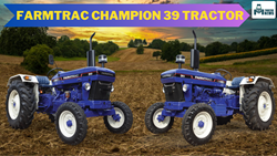 Farmtrac Champion 39 Tractor: Best 41 HP Tractor with Smart Technology &  Powerful Hydraulics to Buy in 2024