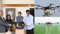 Garuda Aerospace Aims to Make Gujarat a Drone Hub with 1 Cr Kisan Drone Donation