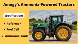 LATEST UPDATE: Amogy inc. Startup Shows Off Their New Prototype of Ammonia-Powered Tractors 