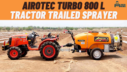 AIROTEC Turbo 800 L Tractor Trailed Sprayer: Interesting Features, Benefits, & Specifications