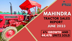 Mahindra Tractor Sales Soar in June 2023, with 6% Growth and 44,478 Units Sold