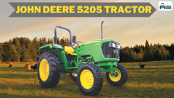 John Deere 5205 Tractor: Best 48 HP Powerful Tractor Offering 5 Year Warranty for Farmers