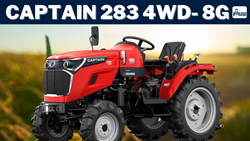 Captain 283 4WD-8G: Excellent Features & Pricing, Powered by 3 Cylinders & 27 HP Engine, Best 2024 Tractor Model