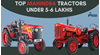 Top 5 Mahindra Tractors Under 5-6 Lakhs in India