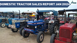 Domestic Tractor January 2024 Sales Report Witnesses Decline in Sales: Detailed Information