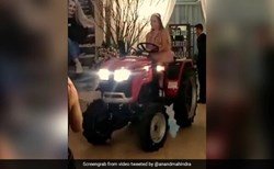 Anand Mahindra's Twitter video: Teen Enters 15th Birthday Party on Tractor