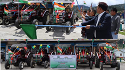  Arunachal Pradesh: Tractors Flagged Off Under Atmanirbhar Krishi Yojana in Shi-Yomi District