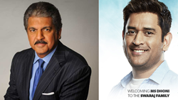 Anand Mahindra Welcomes Mahendra Singh Dhoni as Swaraj Tractors' Newest Brand Ambassador