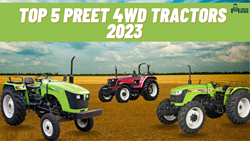 Top 5 Preet 4WD Tractors in India 2023: Know About Powerful Features, Price Range, & Many More