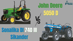 Comparing John Deere 5050 D and Sonalika DI 740 III Sikander: Which One Offers the Best Mileage?