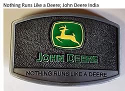 Nothing Runs Like a Deere; John Deere India