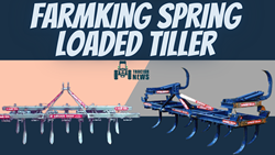 FARMKING Spring Loaded Tiller-2023, Features, Specifications, and More