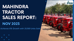 Mahindra Tractor Sales Report Nov 2023: Sales Surge, Achieves 6% Growth with 31,069 Units Sold