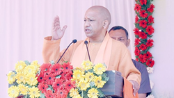 Yogi Adityanath Flags Off 77 Tractors For A Farm Machinery Bank In Lucknow