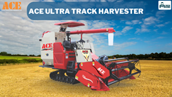 ACE Ultra Track Harvester: Powerful 88 HP Multi-Crop Harvester Specially Designed for Indian Farmers