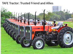 TAFE Tractor: Trusted Friend and Allies