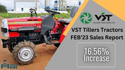 VST Sales Report February 2023, Sold 491 Tractors And 3511 Power Tillers  