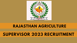 Good News for Agriculture Students: Apply for RSMSSB Recruitment 2023 