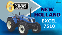 New Holland Excel 7510: Powerful 75 HP Tractor Offering Excellent Mileage & Fuel Tank Capacity of 60 Litres, Know Price List 2024