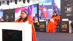 MFOI Awards 2023 Day 2: Krishi Jagran's Farmer Recognition Initiative Receives Praise from Sadhvi Niranjan Jyoti 