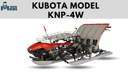 Kubota Model KNP-4W Walk-Behind Rice Transplanter: Revolutionizing Agricultural Efficiency