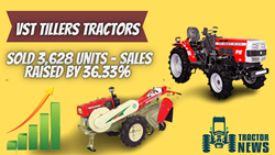 VST Tillers Tractors August sales increased 8% year on year to 3,602 units.