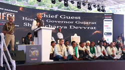 Governor Acharya Devvrat Shares His Agricultural Vision at 'Millionaire Farmer of the Year Awards 2023' Grand Opening Ceremony 