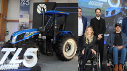 New Holland Agriculture Launches World's First Accessible Farm Tractor for Individuals with Lower Limb Disabilities