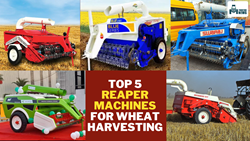 Top 5 Reaper Machines for Wheat Harvesting in 2024: Jagatjit to Mahindra Straw Reaper Price