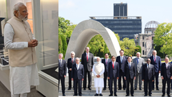 PM Modi Makes Sustainable Fashion Statement at G7 Summit, Wears Jacket of Recycled Material